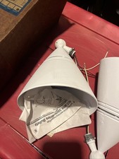 Vintage Industrial Keene Stonco weatherproof Indoor Outdoor Cone Bullet Light picture