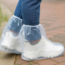 Waterproof Shoe Covers for Rain (20 Pcs) – Durable Ripstop – Disposable Plastic picture