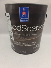 1 Gallon Sherwin Williams WoodScapes Solid Color 0055 Light French Gray Exterior picture