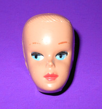 Vintage Barbie 1964 MISS BARBIE #1060 HEAD-NO MELT MARKS-RARE UNPAINTED HAIR picture