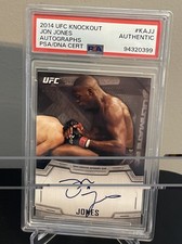 2014 UFC Knockout Autograph Jon Jones Auto /25 PSA Authentic picture