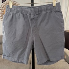 Free Fly Bamboo Cotton Blend Shorts Mens Medium Gray Elastic Waist 6 In Inseam picture