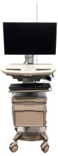 ERGOTRON HEIGHT ADJUSTABLE MOBILE CART WORKSTATION W/ MONITOR picture