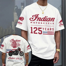 Indian Motorcycle 125th Anniversary 3D Apparel Tshirt picture