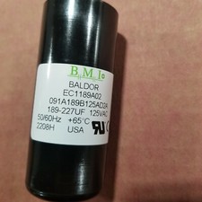 BMI / BALDOR EC1189A02 ELECTRIC CAPACITOR (BRAND NEW) picture