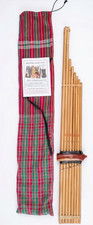 Authentic Thai Khaen Bamboo Mouth Organ 16-Pipe Handcrafted Am/Gm Key + Bag picture