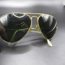 Vintage Ray-Ban Aviator Sunglasses Gold Frame G-15 Lenses B&L USA picture