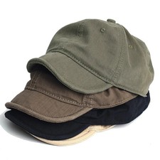 Cotton Vintage Baseball Cap Unisex Short Brim Adjustable Casual Daily Hat picture
