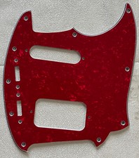 Custom For Fender Kurt Cobain Jag-Stang Style Guitar Pickguard Red Pearl picture