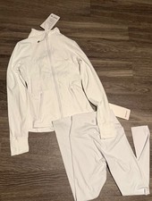 Lululemon define women’s white tracksuit size 2 jackets & pants, 2-piece  picture