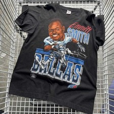 Vintage Dallas Cowboys Emmitt Smith Caricature NFL T-Shirt  AN58872 picture