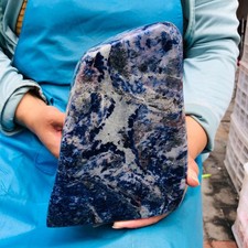 15.02LB Large Natural Blue Vein Stone Quartz Crystal Mineral Healing Sample 5881 picture