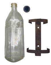 Vintage 1961 GM Optikleen Windshield Washer Bottle, Bracket, Cap, & Label - 250  picture