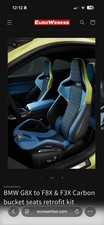 BMW G80 G82 Carbon Bucket Seat Retrofit Kit In F8X E9X picture