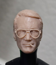 JAWS CHIEF MARTIN BRODY HEAD SCULPT 1:12 1:10 1:9 1:6 UNPAINTED picture