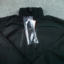NEW 5.11 Tactical Jacket Mens XL Black Valiant Duty Work Waterproof Coat Shell picture