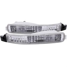 ANZO Parking/Signal Lights Chrome Clear For Honda Accord 92-93 511007 picture