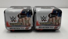 Lot Of 2 Wwe Mini Mayhem Title Dynamic Ring Belt Collection WWE Sealed picture