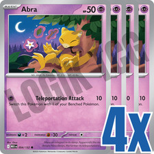 4x Abra 054/132 x4 - Mega Evolutions - Pokemon TCG - Playset picture