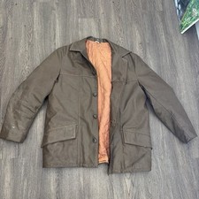 Vintage 60s/70s Fingerhut Genuine Leather Jacket Made In USA Men’s Size L picture