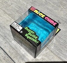 Nee Doh Nice Cube Super Solid Squish Blue Brand New/Factory Sealed Stress Toy picture