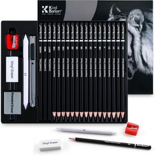Professional Sketch Pencil Set 24 Piece for Artists picture