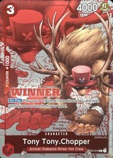 • Tony Tony.Chopper • OP04-010 Winner Stamp Promo Foil One Piece TCG NM picture
