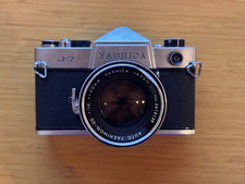 Vtg 60s Yashica J-7 Camera Body & Lens.  For Parts or Repair Film Photography picture