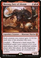 Moraug, Fury of Akoum #150 *Foil* (NM) Zendikar Rising (ZNR) MTG picture