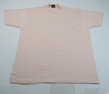 Vintage Screen Stars Best Coral Pink New Old Stock Blank T-Shirt Sz XL 80s picture