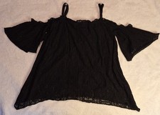 Love, Fire black lace top || med picture
