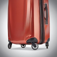 BURNT ORANGE - SAMSONITE WINFIELD 3 DLX HARDSIDE EXPANDABLE LUGGAGE WITH picture