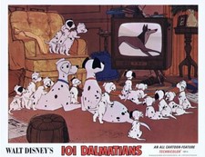 1961 Walt Disneys One Hundred And One Dalmatians Movie Poster Print Pongo 🍿 picture