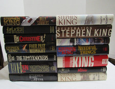 Lot of 14 Stephen King 1st Edition 1st Print Hardcover Books Fair/Good Condition picture