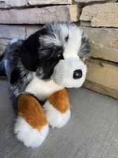Douglas Maizie Australian Shepherd 18” Long Dog Puppy Realistic Plush NWOT picture