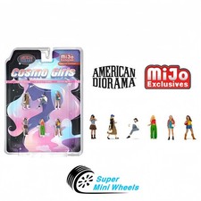 American Diorama 1:64 - Cosmo Girls Figures - 6 pcs Set - Metal - AD-2437MJ picture