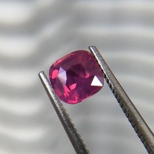 0.93 ct Natural Unheated Purplish Red Ruby | Cushion | | EGL Certified picture