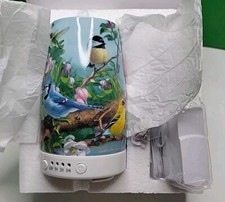 The Bradford Exchange Lighted Bird Scene Aromatherapy Electric Oil Diffuser. picture