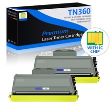 2PK TN360 Toner Cartridge For Brother HL-2140 2170W MFC-7340 7840W Printer picture