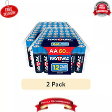 Rayovac High Energy AA Alkaline Batteries 120 Pack 1.5V Long Lasting Power picture