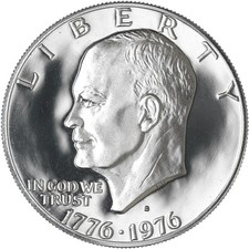 1776-1976-S Eisenhower Dollar Clad Proof picture