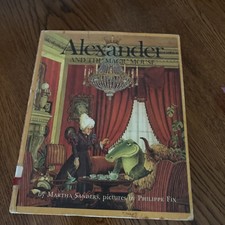 Vintage 1969 Hardcover Book Alexander & the Magic Mouse Ex Library picture