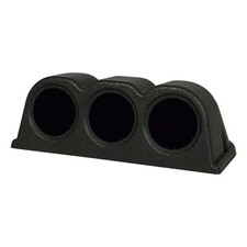 GlowShift Universal Black Triple Dashboard 4.5