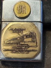 Zippo Lighter Burlington Zephyr “Silver Streak picture