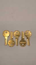 5-pack vintage Hudson brass key blanks picture