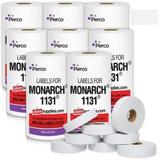 Monarch 1131 Compatible Price Gun Labels White 3/4 x 7/16 160,000 8 Sleeves picture