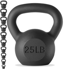 Cast Iron Kettlebell, 5 lb to 50 Pounds for Weight Lifting Workout picture