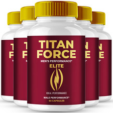 Titan Force Capsules, Official Titan Force Health Formula Supplement (5 Pack) picture