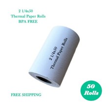 2 1/4 x 50  Thermal Paper 50 Rolls Credit Card & Cash Register POS Receipt Paper picture
