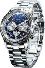 Stylish Men's Automatic Mechanical Watch with Luminous Hands & Rotatable Dial picture